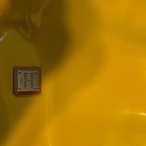 Rooney and Burke patent leather handbag